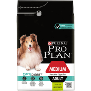 CROQUETTES POUR CHIEN ADULTE TAILLE MEDIUM RICHE EN AGNEAU - DIGESTION DIFFICILE - PURINA PRO PLAN