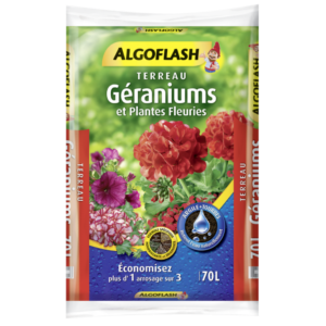 TERREAU GERANIUMS ET PLANTES FLEURIES - 70L