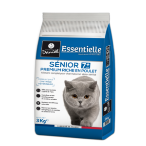 CROQUETTES ESSENTIELLE POUR CHAT STERILISE SENIOR - 3 kg