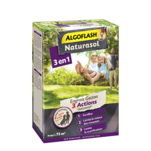 ENGRAIS GAZON 3 ACTIONS - NATURASOL - 3 KG