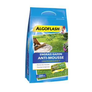 ENGRAIS GAZON ANTI MOUSSE - ALGOFLASH - 6 KG