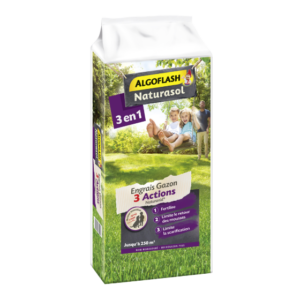 ENGRAIS GAZON 3 ACTIONS - NATURASOL - 10 KG