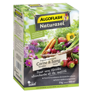 ENGRAIS CORNE TORREFIE ET SANG SECHE NATURASOL- 3KG