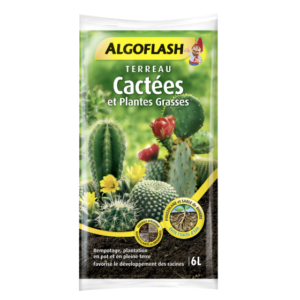 TERREAU CACTEES ET PLANTES GRASSES ALGOFLASH