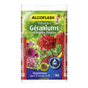 TERREAU GERANIUMS ET PLANTES FLEURIES-16L