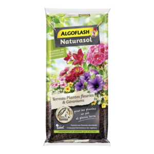 TERREAU PLANTES FLEURIES ET GERANIUMS NATURASOL