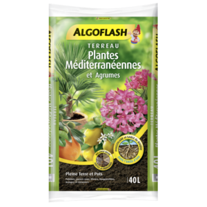 TERREAU PLANTES MEDITERRANEENNES ALGOFLASH - 40L