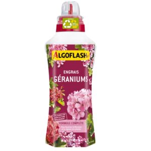 Engrais Liquide plantes Fleuries et Géraniums 1 litre - Algoflash